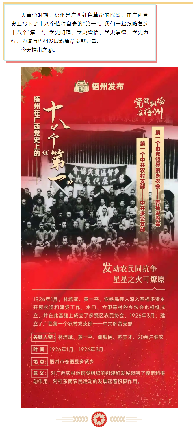 【職工學(xué)黨史】梧州18個(gè)“第一”之⑧丨廣西第一個(gè)中共農(nóng)村支部、第一個(gè)由黨領(lǐng)導(dǎo)的鄉(xiāng)農(nóng)會(huì).png