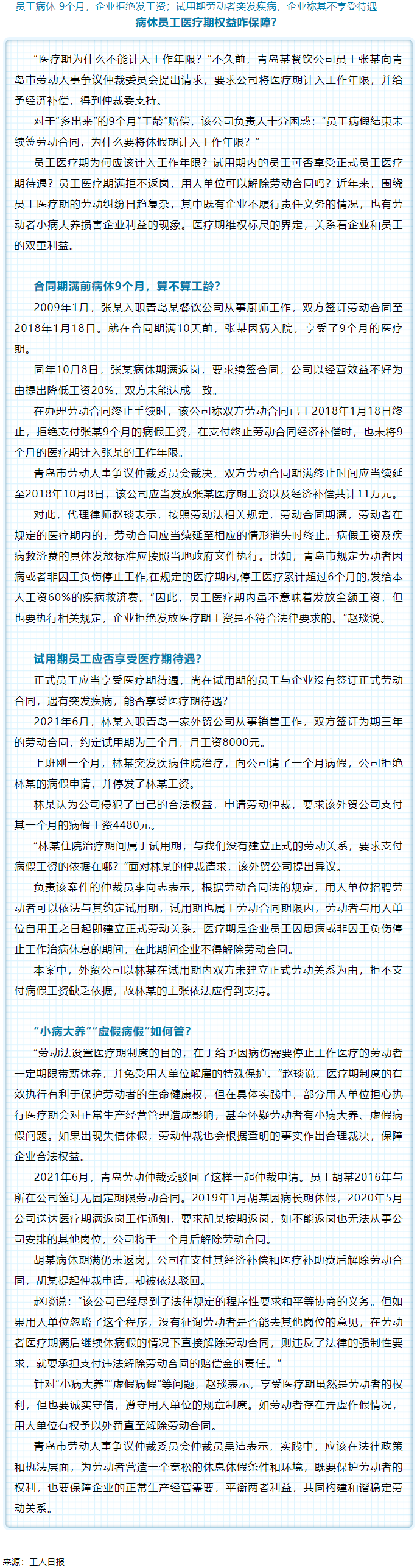 病休員工醫(yī)療期權(quán)益咋保障？.png